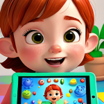 **Prompt:** A vibrant, high-quality 3D animated scene from Cocomelon, featuring expressive, joyful faces of characters like JJ, TomTom, and YoYo. The colors are highly saturated and clear, with smooth, fluid character movements, captivating a young child who is happily watching on a tablet. The scene conveys a sense of calm engagement and visual delight, reflecting Cocomelon's masterful production quality.